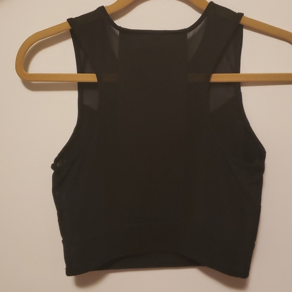 UO Sparkle&Fade Sheer+Bandage Crop Top - Picture 3 of 6